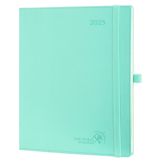 POPRUN 2025 Weekly Planner Mint Green