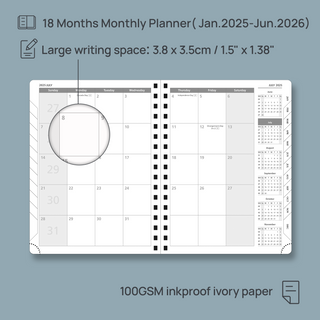 POPRUN 2025 Monthly Planner