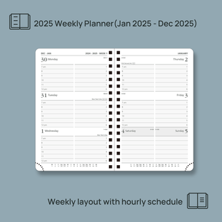 POPRUN 2025 Weekly Planner