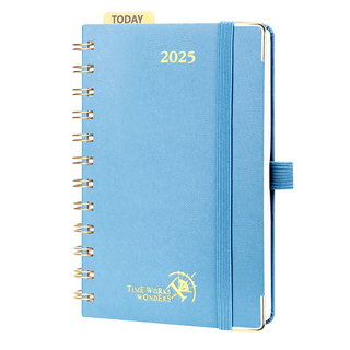 POPRUN 2025 Weekly Planner Haze Blue