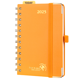 POPRUN 2025 Weekly Planner Orange