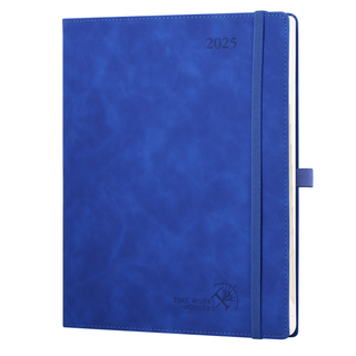 POPRUN 2025 Weekly Planner Royal Blue