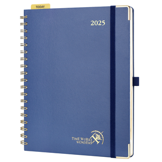 POPRUN 2024 Daily Planner Night Sky Blue