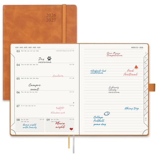 POPRUN 2026-2027 Academic Planner Brown