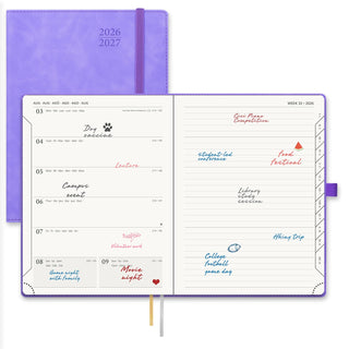 POPRUN 2026-2027 Academic Planner Lillac