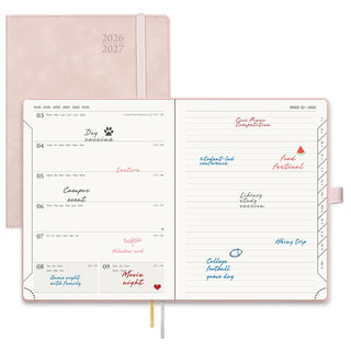 POPRUN 2026-2027 Academic Planner Pink