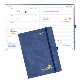 POPRUN Weekly Planner Ink Blue