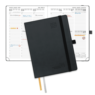 POPRUN 2026-2027 Academic Planner Black