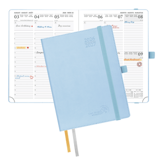 POPRUN 2026-2027 Academic Planner Blue