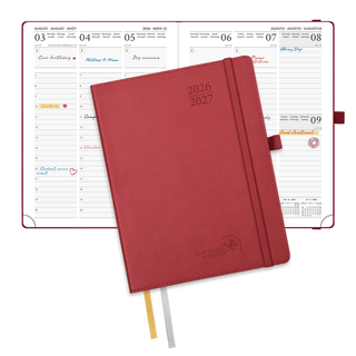 POPRUN 2026-2027 Academic Planner Burgundy
