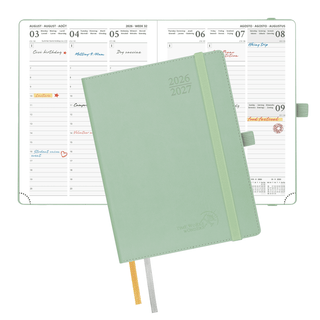 POPRUN 2026-2027 Academic Planner Celadon Green