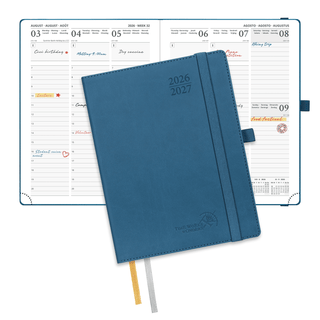 POPRUN 2026-2027 Academic Planner Night Sky Blue