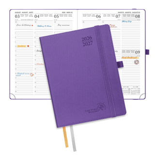 POPRUN 2026-2027 Academic Planner Purple