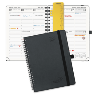POPRUN 2025-2026 Academic Planner Black