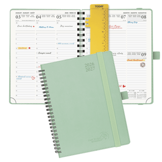 POPRUN 2025-2026 Academic Planner Celadon Green