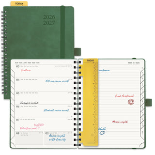 POPRUN 2026-2027 Academic Planner Green