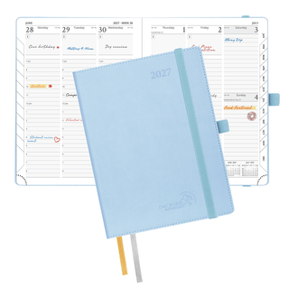 POPRUN Weekly Planner Blue