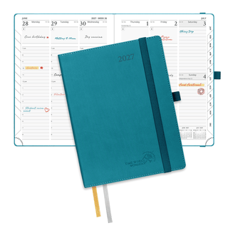 POPRUN Weekly Planner Pacific Green