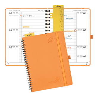 POPRUN 2026-2027 Academic Planner Orange