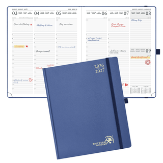 POPRUN 2026-2027 Academic Planner Navy Blue
