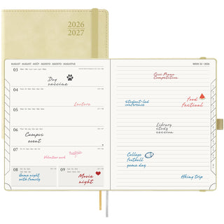 POPRUN 2026-2027 Academic Planner Beige