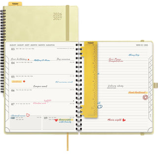 POPRUN 2026-2027 Academic Planner Beige