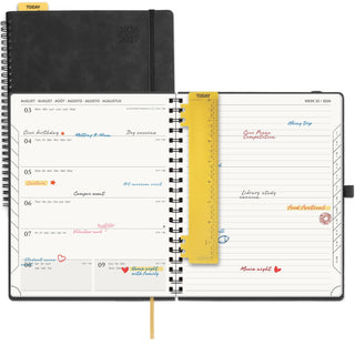 POPRUN 2026-2027 Academic Planner Black