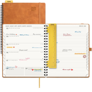 POPRUN 2026-2027 Academic Planner Brown