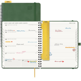 POPRUN 2026-2027 Academic Planner Green