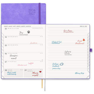 POPRUN 2026-2027 Academic Planner Lillac