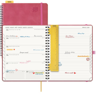 POPRUN 2026-2027 Academic Planner Magenta