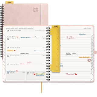POPRUN 2026-2027 Academic Planner Pink