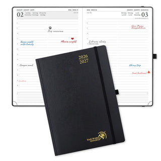 POPRUN 2026-2027 Academic Planner Black