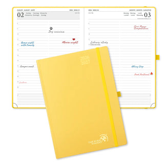 POPRUN 2026-2027 Academic Planner Light Yellow