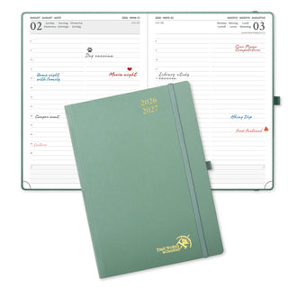 POPRUN 2026-2027 Academic Planner Midnight Green