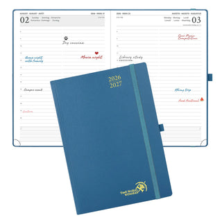 POPRUN 2026-2027 Academic Planner Night Sky Blue