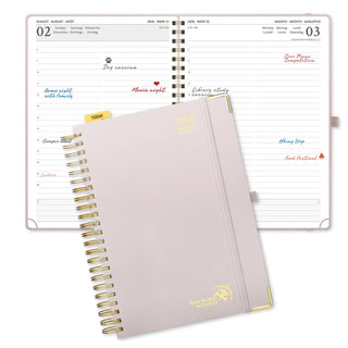 POPRUN 2026-2027 Academic Planner Light Pink