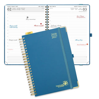 POPRUN 2026-2027 Academic Planner Night Sky Blue
