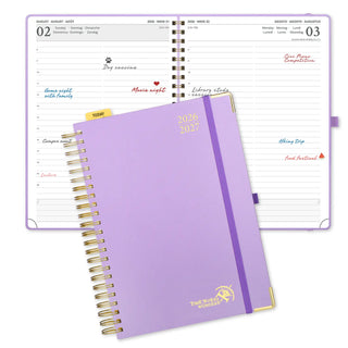 POPRUN 2026-2027 Academic Planner Violet