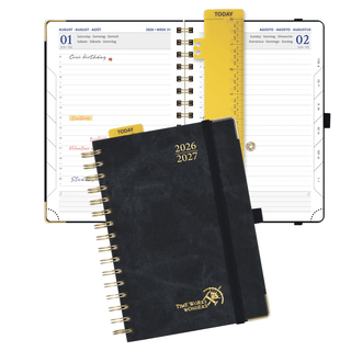 POPRUN 2026-2027 Academic Planner Black