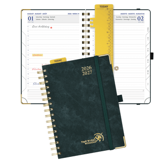 POPRUN 2026-2027 Academic Planner Black Green