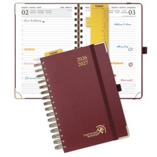 POPRUN 2026-2027 Academic Planner Burgundy