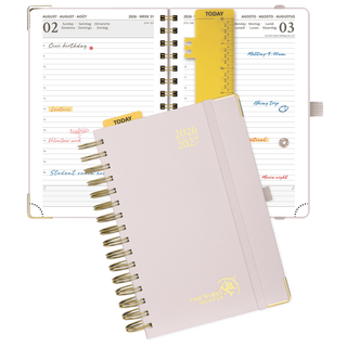 POPRUN 2026-2027 Academic Planner Light Pink
