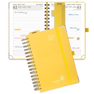 POPRUN 2026-2027 Academic Planner Light Yellow