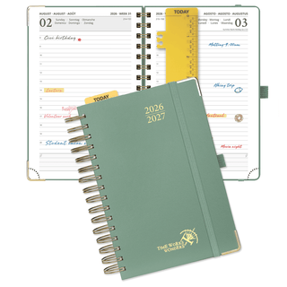 POPRUN 2026-2027 Academic Planner Midnight Green