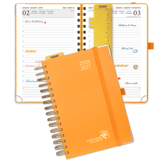 POPRUN 2026-2027 Academic Planner Orange