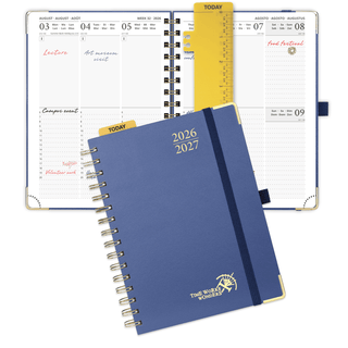 POPRUN 2026-2027 Academic Planner Navy Blue