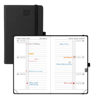 POPRUN 2026-2027 Academic Planner Black