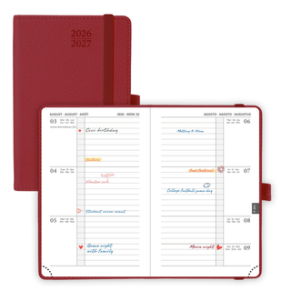 POPRUN 2026-2027 Academic Planner Burgundy