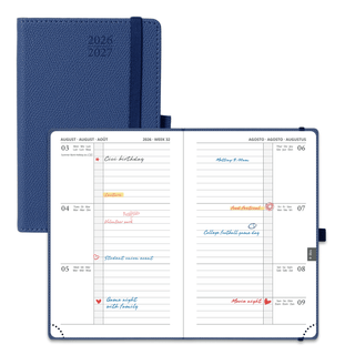 POPRUN 2026-2027 Academic Planner Navy Blue